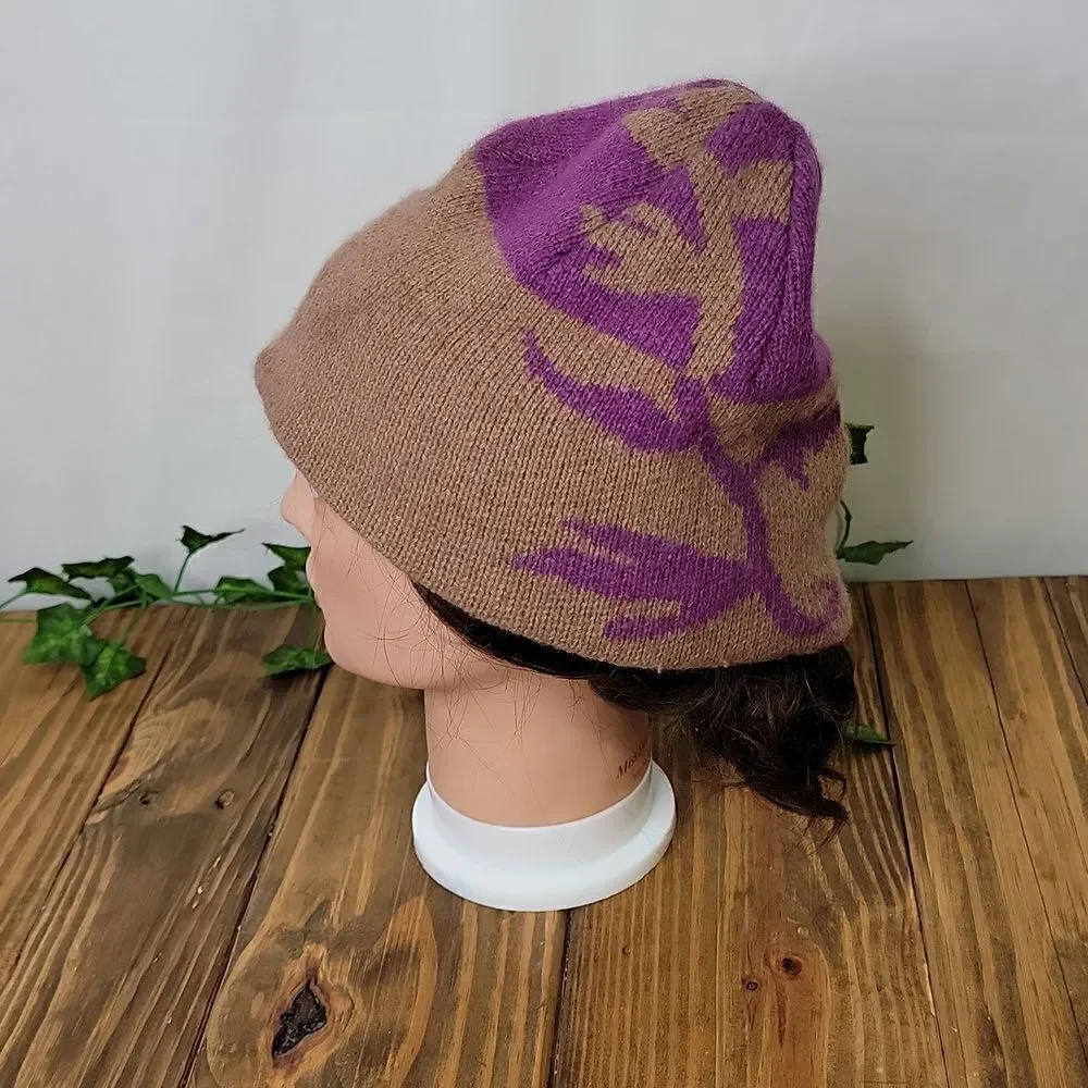 Turtle Fur. Vermont Collection. Cashmere, Angora and Wool. Beanie. OSFA. EUC